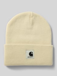 Beanie met labelpatch, model 'Ashley' van Carhartt Work In Progress Beige - 18
