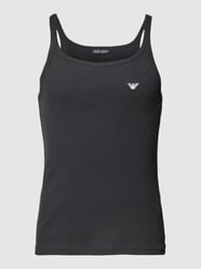 Top met logostitching van Emporio Armani Grijs / zwart - 2