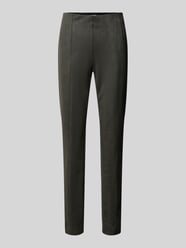 Skinny fit broek met elastische band van Christian Berg Woman Groen - 11