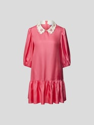 Knielanges Kleid mit Zierbesatz von RED Valentino Orange - 1