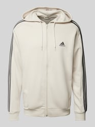 Sweatjacke mit Logo-Stitching von ADIDAS SPORTSWEAR Beige - 2