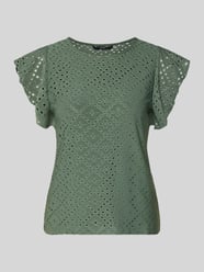 Koszulka z okrągłym dekoltem w kroju regular fit model 'TASSA' od VERO MODA - 24