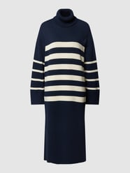 Gebreide jurk met rolkraag van Gant Blauw / turquoise - 4