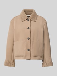 Regular Fit Blouson in Cord-Optik von Marc O'Polo Beige - 9