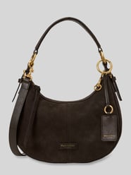 Umhängetasche aus Rindvelours mit Crossbody-Riemen von Marc O'Polo - 11
