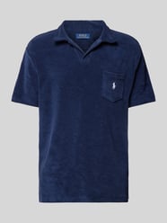 Regular Fit Poloshirt mit aufgesetzter Brusttasche von Polo Ralph Lauren Blau - 26