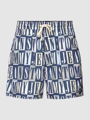 Zwembroek van katoen met all-over print van Tommy Jeans Grijs / zwart - 4