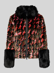 Regular Fit Webpelzjacke mit Zweiwege-Reißverschluss Modell 'COLLECTIONS D' von Marc Cain Orange - 22