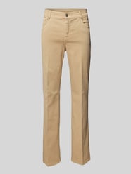 Regular Fit Jeans im 5-Pocket-Design Modell 'Zuri' von Gardeur Beige - 4