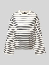Shirt met lange mouwen in all-over look met ronde hals van Gina Tricot - 18