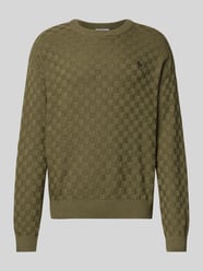 Regular fit pullover in gebreide look van REVIEW - 16