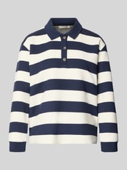 Sweatshirt met polokraag en knoopsluiting van Christian Berg Woman - 17