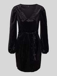 Getailleerde vrijetijdsjurk met glitter, model 'SENSA' van Vero Moda - 48