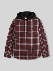 Regular Fit Freizeithemd aus reiner Baumwolle mit Kapuze von Levi's® Bordeaux - 32