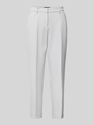 Slim fit stoffen broek met persplooien, model 'KRYSTAL' van Cambio - 10