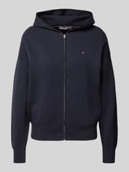 Strickjacke mit Logo-Stitching von Tommy Hilfiger Blau - 12