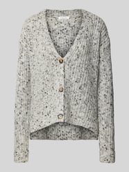 Cardigan mit V-Ausschnitt von Christian Berg Woman Grau - 11