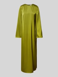 Maxikleid aus Satin mit Rundhalsausschnitt von Jake*s Collection - 41