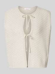 Weste in Strick-Optik Modell 'Demili' von OPUS Beige - 23