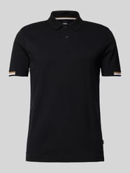 Poloshirt mit Label-Print Modell 'Parlay' von BOSS Schwarz - 17