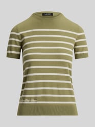 regular fit pullover van katoenmix met korte mouwen van Lauren Ralph Lauren - 17