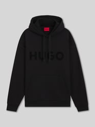Bluza o kroju oversized z czystej bawełny z kapturem model ‘DITCHLE’ od HUGO - 44