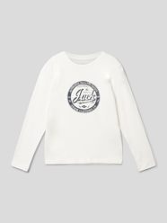 Longsleeve mit Label-Print von Jack & Jones Weiß - 31