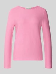 Regular Fit gebreide trui van puur katoen van Marc O'Polo Fuchsia - 30