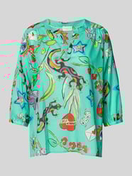 Regular fit blouse met 3/4-mouwen van Milano Italy - 22
