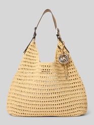 Hobo schoudertas met labelapplicatie model 'NOLITA' van MICHAEL Michael Kors Beige - 12