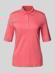 Poloshirt mit kurzer Knopfleiste von Christian Berg Woman Pink - 11