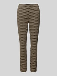 Slim Fit Stoffhose mit elastischem Bund von Christian Berg Woman - 5