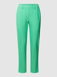 Stoffen broek met zijsplitten, model 'Jenny' van Toni Dress Groen - 13