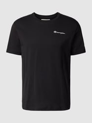 T-Shirt mit rückseitigem Statement-Print von CHAMPION Grau / Schwarz - 24