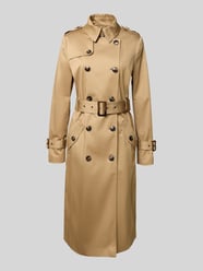 Trenchcoat mit Taillengürtel von Jake*s Collection Beige - 36