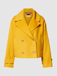 Jacke mit Ärmelriegeln Modell 'SHORT PEAC' von Tommy Hilfiger Gelb - 19