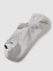 Sneakersocken mit Label-Print Modell 'MEN FOOTIE' von Calvin Klein Jeans Grau - 46