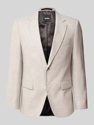 Regular Fit Sakko aus Wolle mit Logo-Futter von BOSS Beige - 42