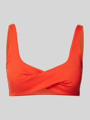 Bikini-Oberteil mit Knotendetail von Calvin Klein Underwear Rot - 6
