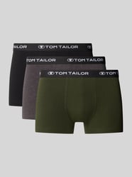 Pants mit elastischem Logo-Bund im 3er-Pack von Tom Tailor - 32