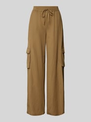 High Waist Wide Leg Cargohose mit elastischem Bund Modell 'TIKKI' von Vila Grün - 20