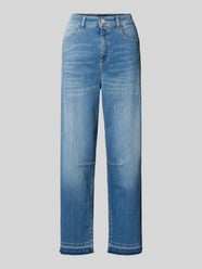 Jeansy o kroju relaxed fit z efektem znoszenia od Marc Cain - 12