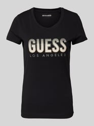 T-Shirt mit Label-Print von Guess - 39