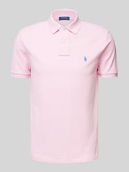 Poloshirt mit Label-Stitching von Polo Ralph Lauren Pink - 33