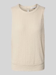 Top mit Rundhalsausschnitt Modell 'Ikini' von OPUS Beige - 17