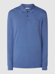 Poloshirt aus Piqué von bugatti Blau - 12