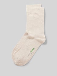 Socken mit Label-Print im 2er-Pack von camano Beige - 3