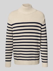 Relaxed fit gebreide pullover van puur katoen, model 'BRETON' van Tommy Hilfiger Beige - 40