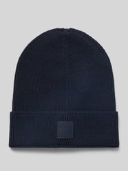 Mütze aus Schurwolle mit Logo-Patch von BOSS - 48