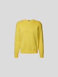 Sweatshirt mit Rundhalsausschnitt von Roberto Collina Gelb - 7